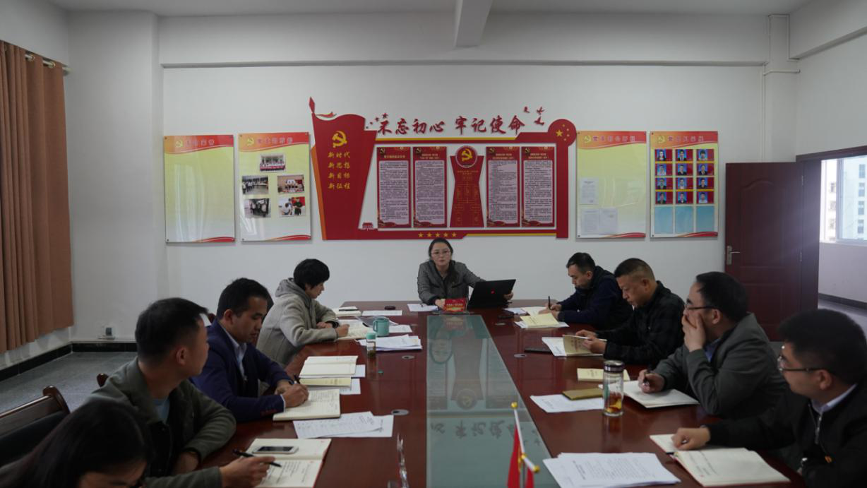 直属机关第一党支部开展“防风险、守底线”主题党日活动(图文)