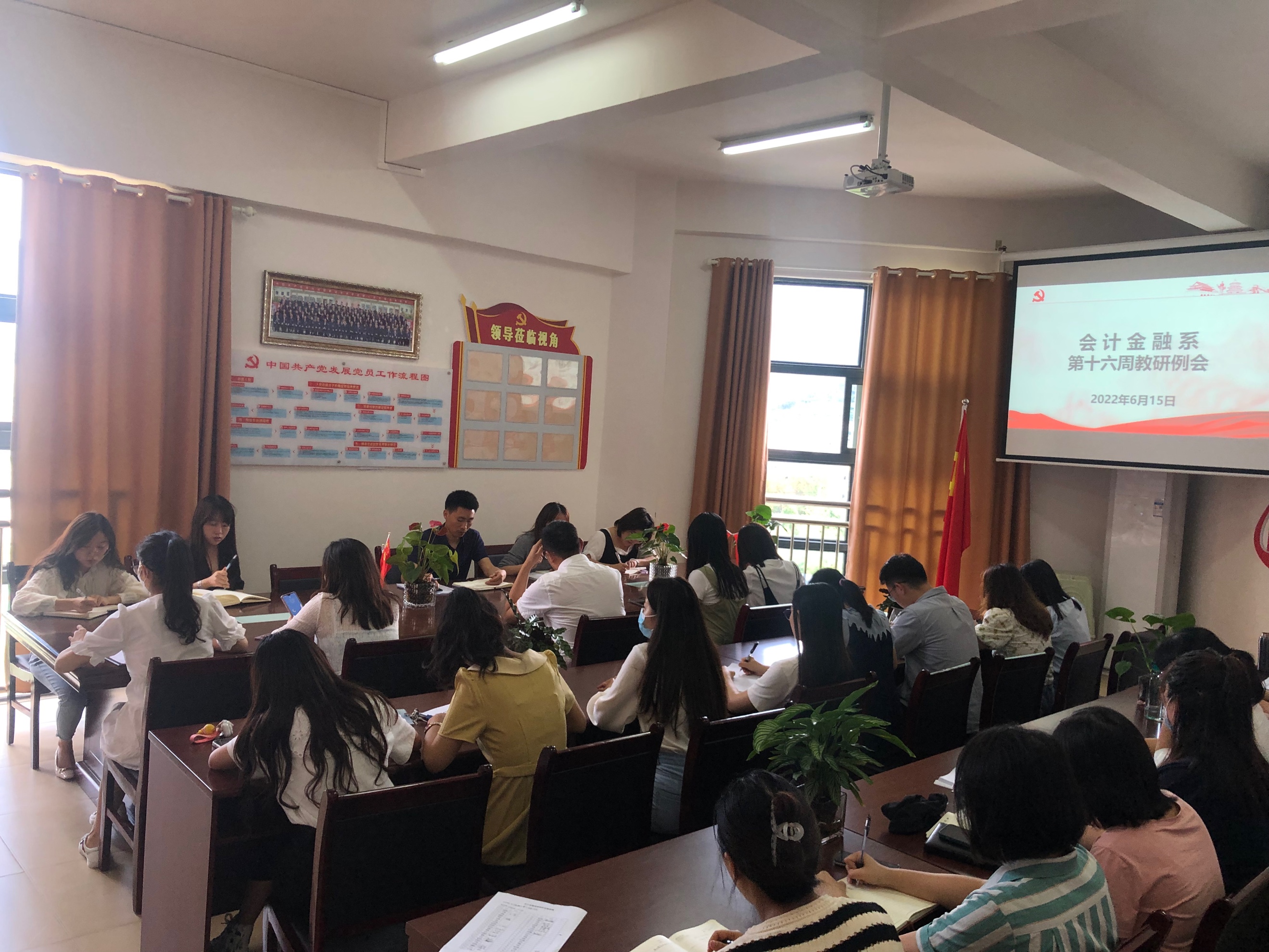 会计金融系第十六周教研例会(图文)